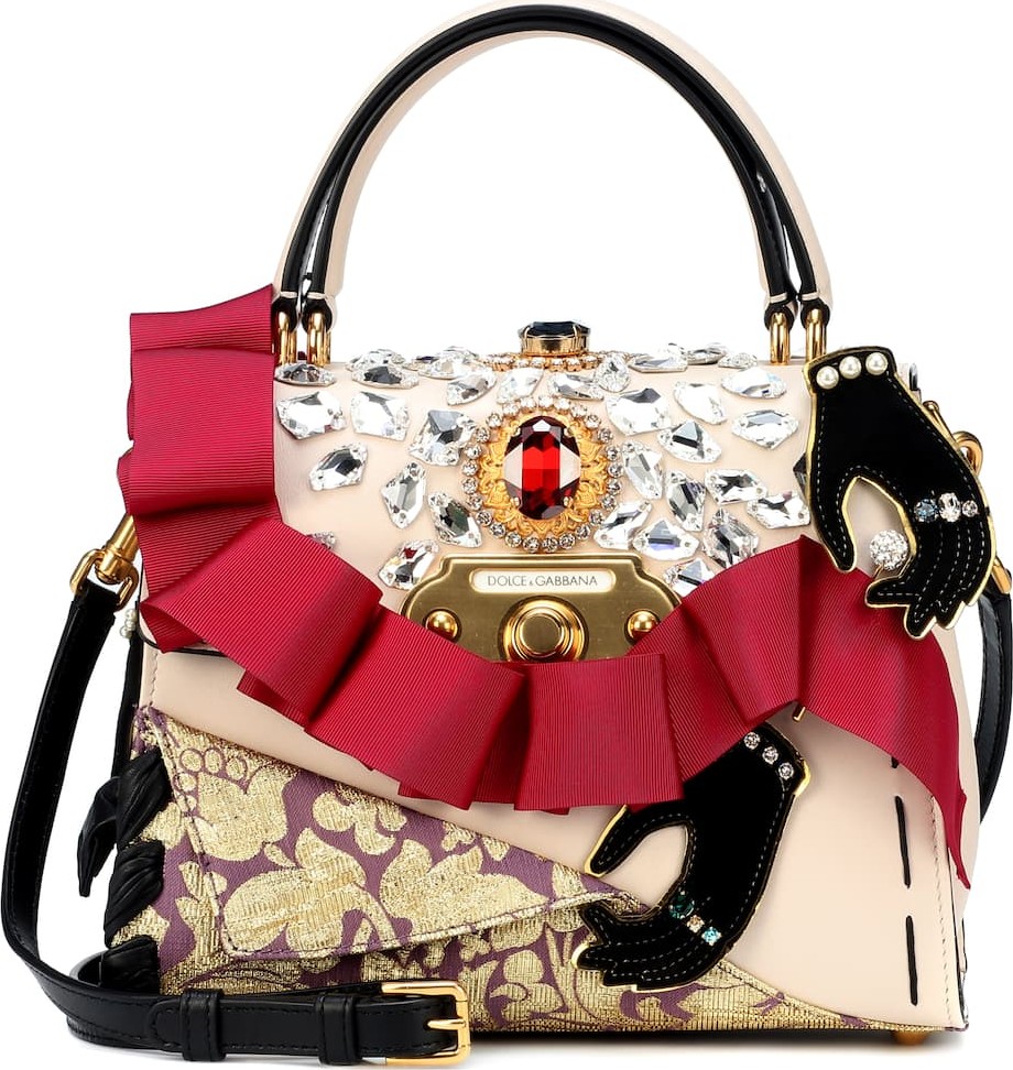Dolce & Gabbana Welcome leather shoulder bag