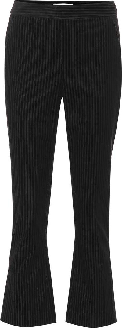 FRAME DENIM Slit cropped corduroy pants