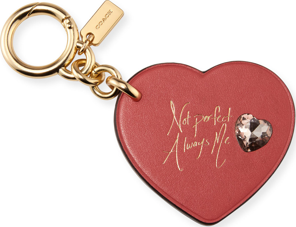 COACH x Selena Gomez Heart Embellished Bag Charm