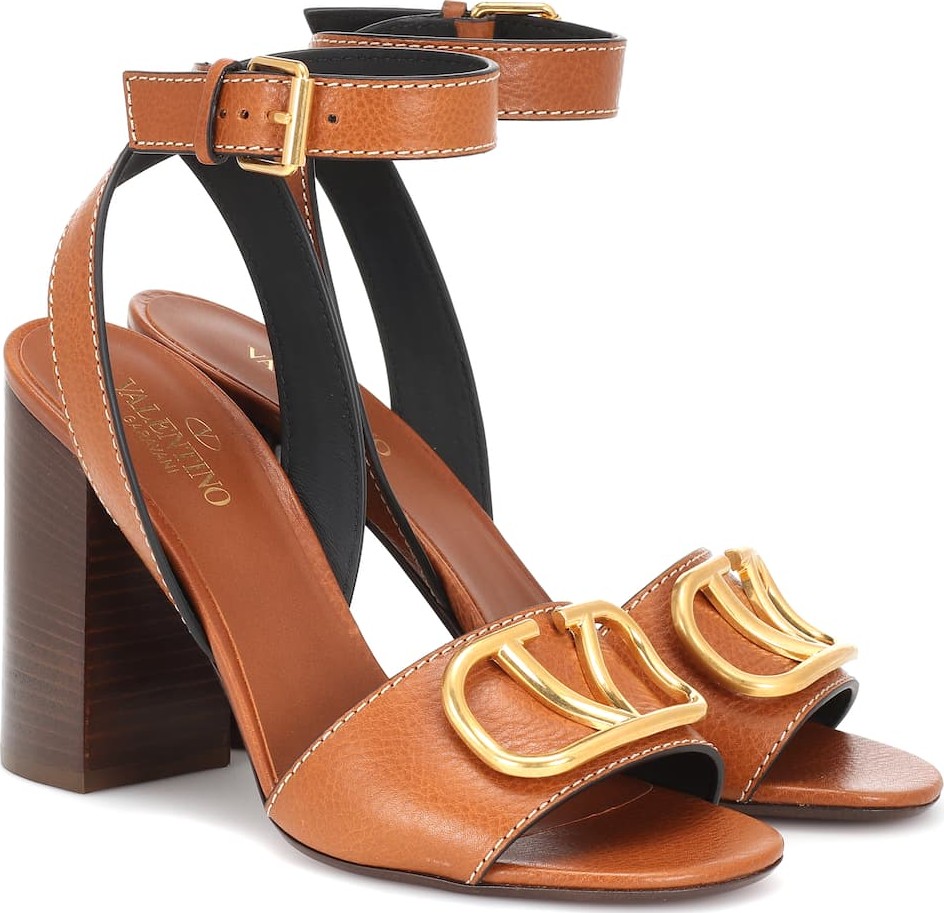 Valentino Valentino Garavani Go Logo leather sandals