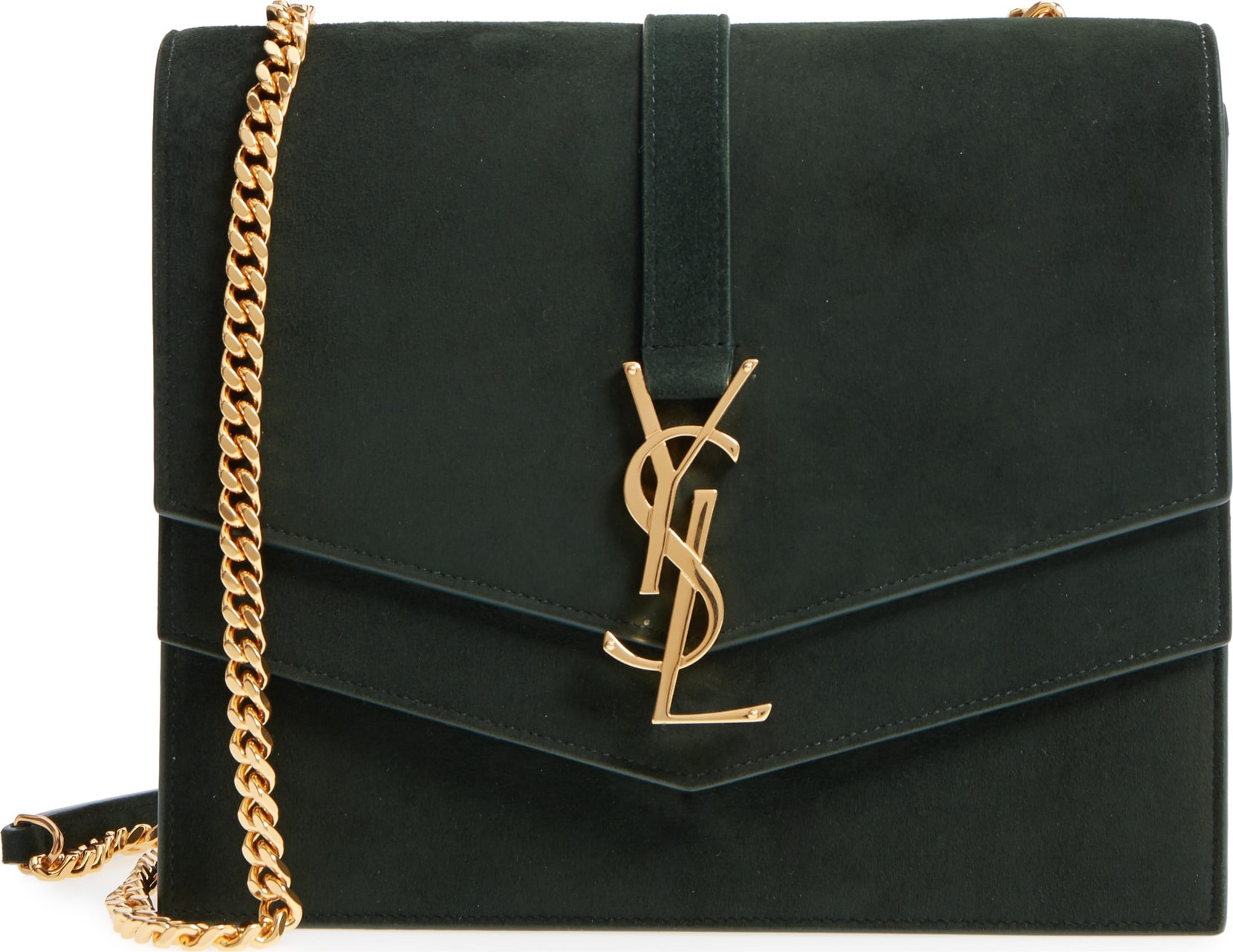 Saint Laurent Montaigne Suede Crossbody Bag