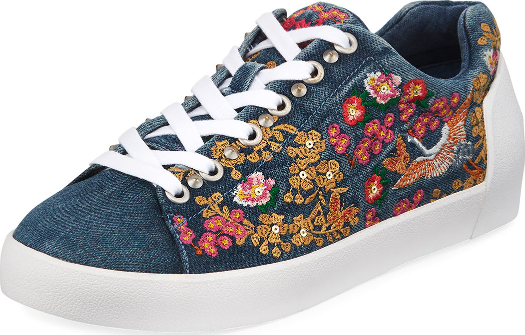 ASH Nippon Denim Embroidered Sneaker