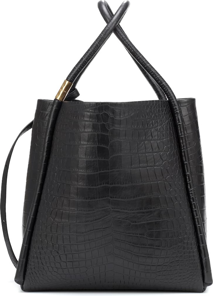 BOYY Lotus 36 croc-effect leather tote