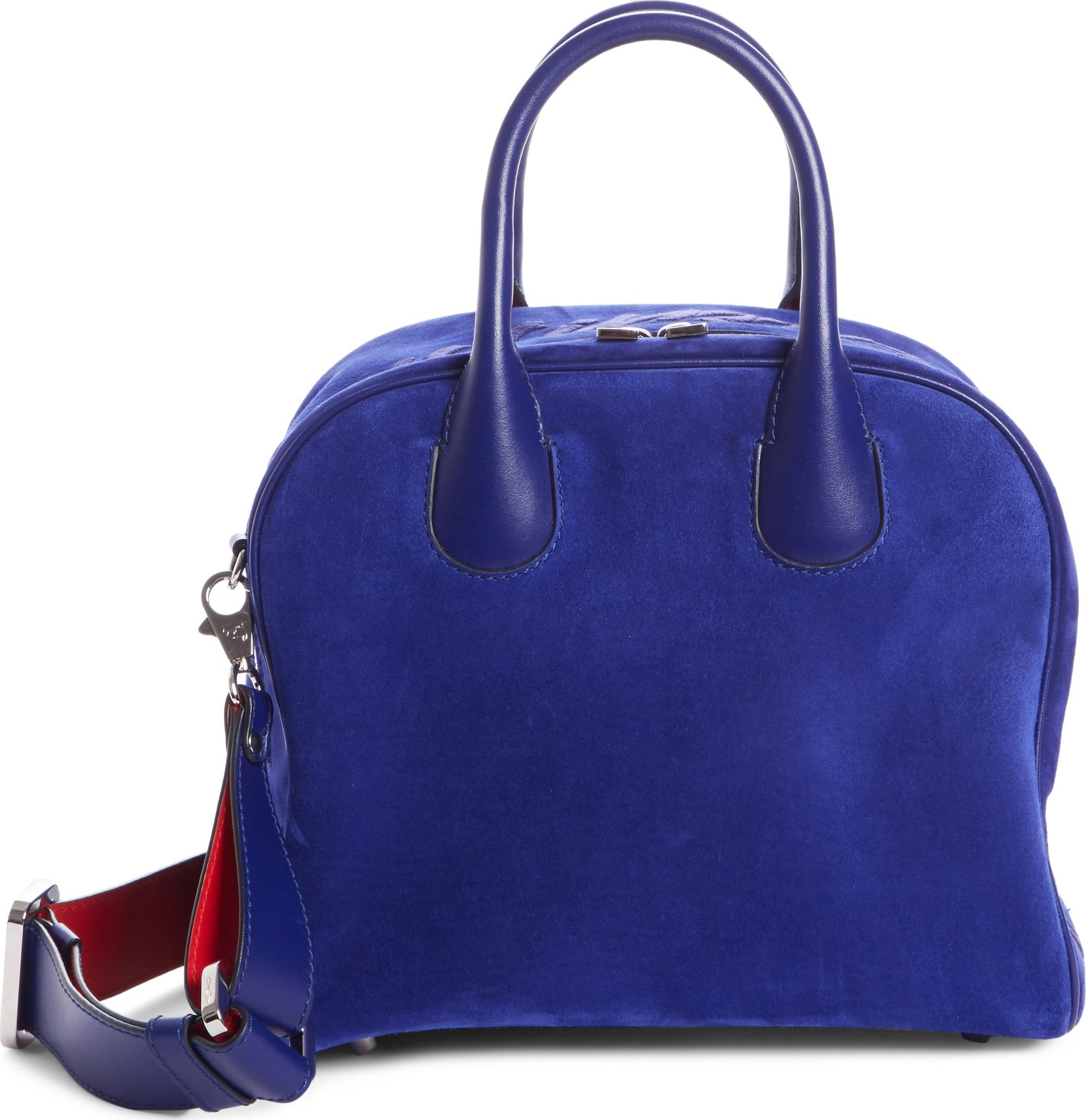 Christian Louboutin Marie Jane Small Suede Satchel