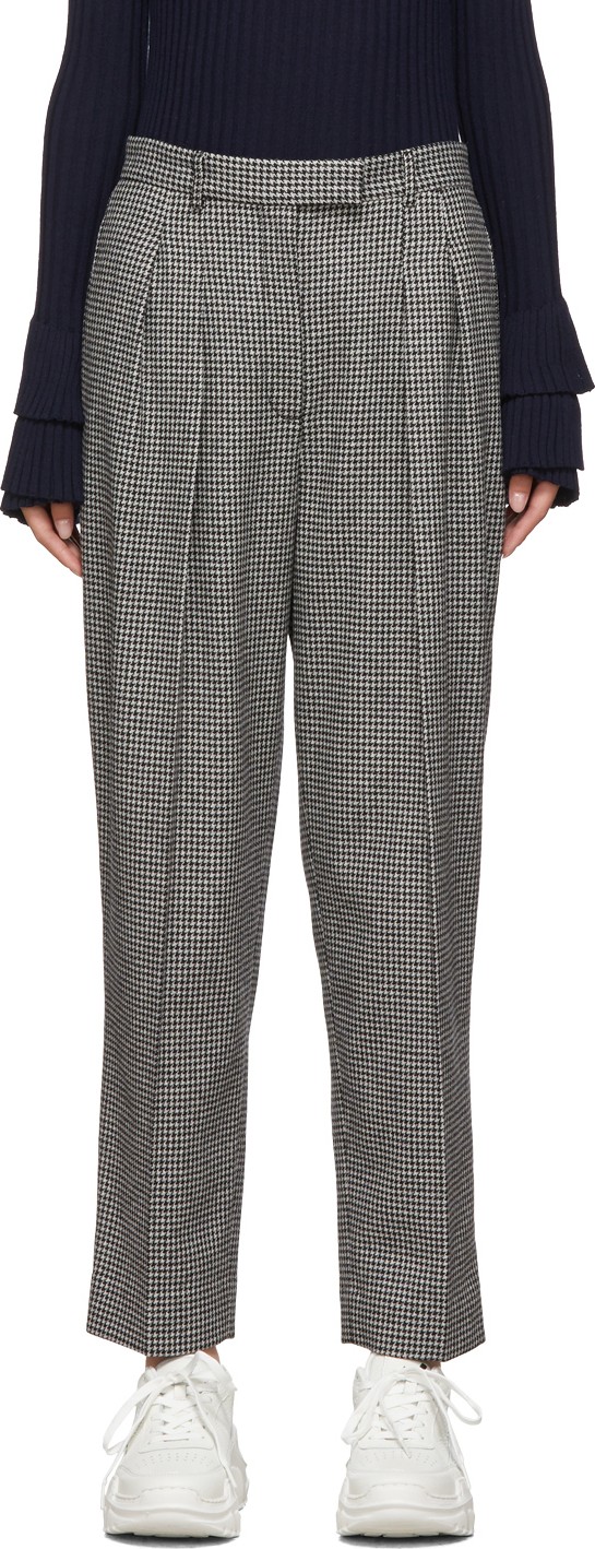A.P.C. Black & Grey Cheryl Trousers