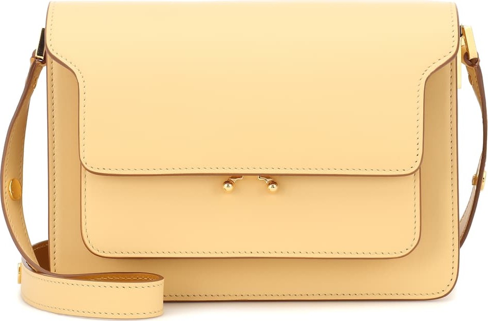 Marni Trunk leather shoulder bag