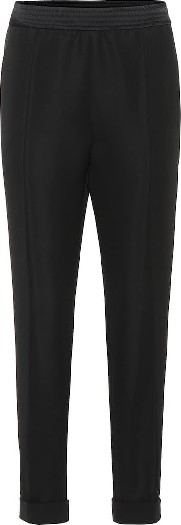 Haider Ackermann High-rise straight wool pants