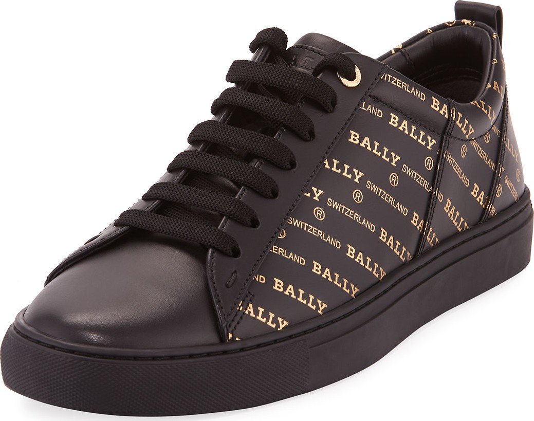 Bally Men's Helmer Logo-Print Low-Top Sneakers