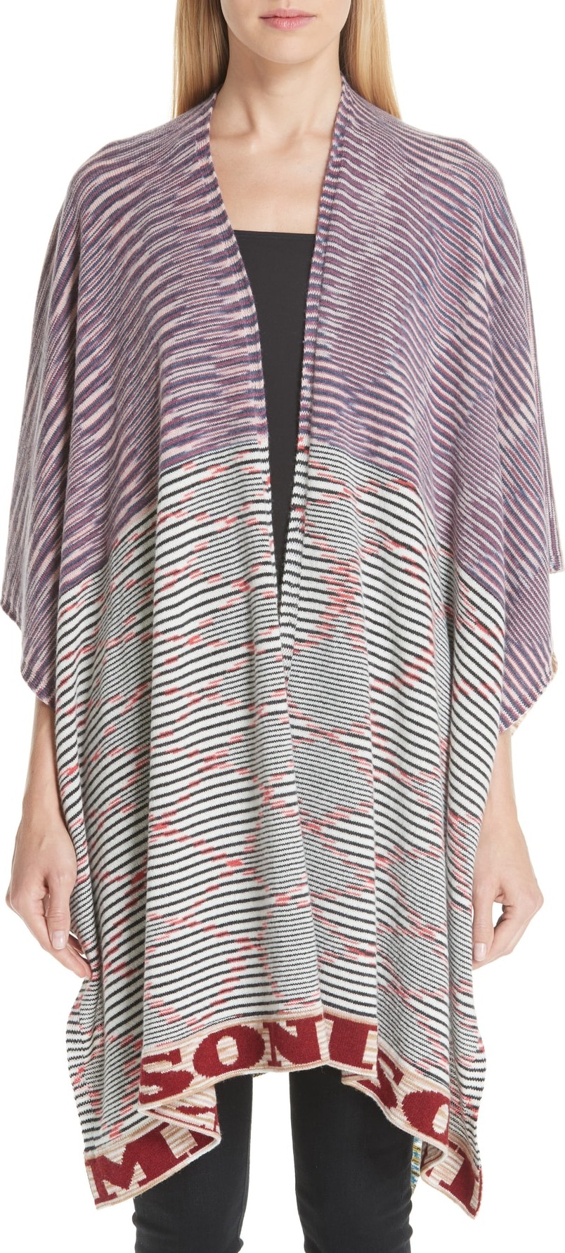 Missoni Cashmere Logo Wrap