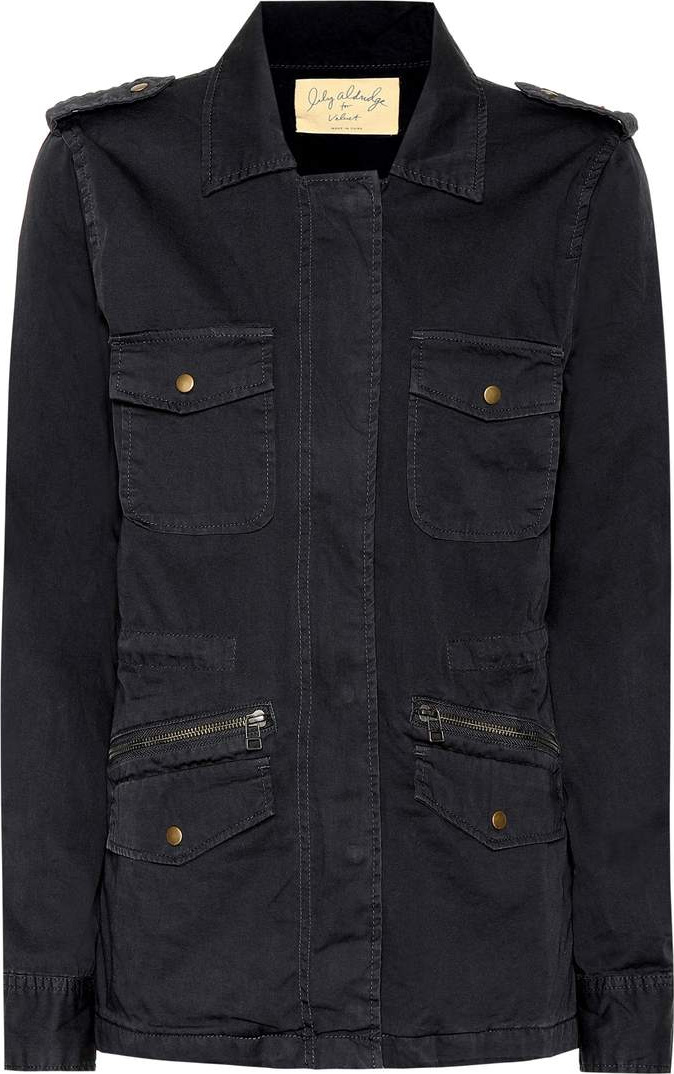 Velvet By Graham & Spencer Ruby cotton military jacket