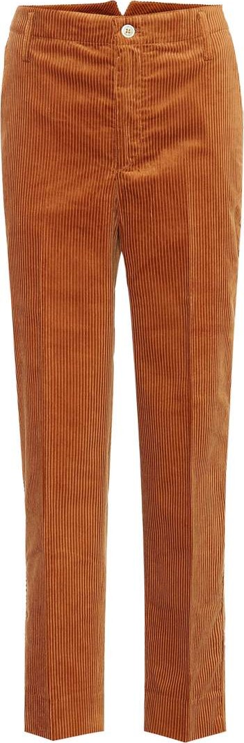 Golden Goose Deluxe Brand Cropped high-rise straight pants