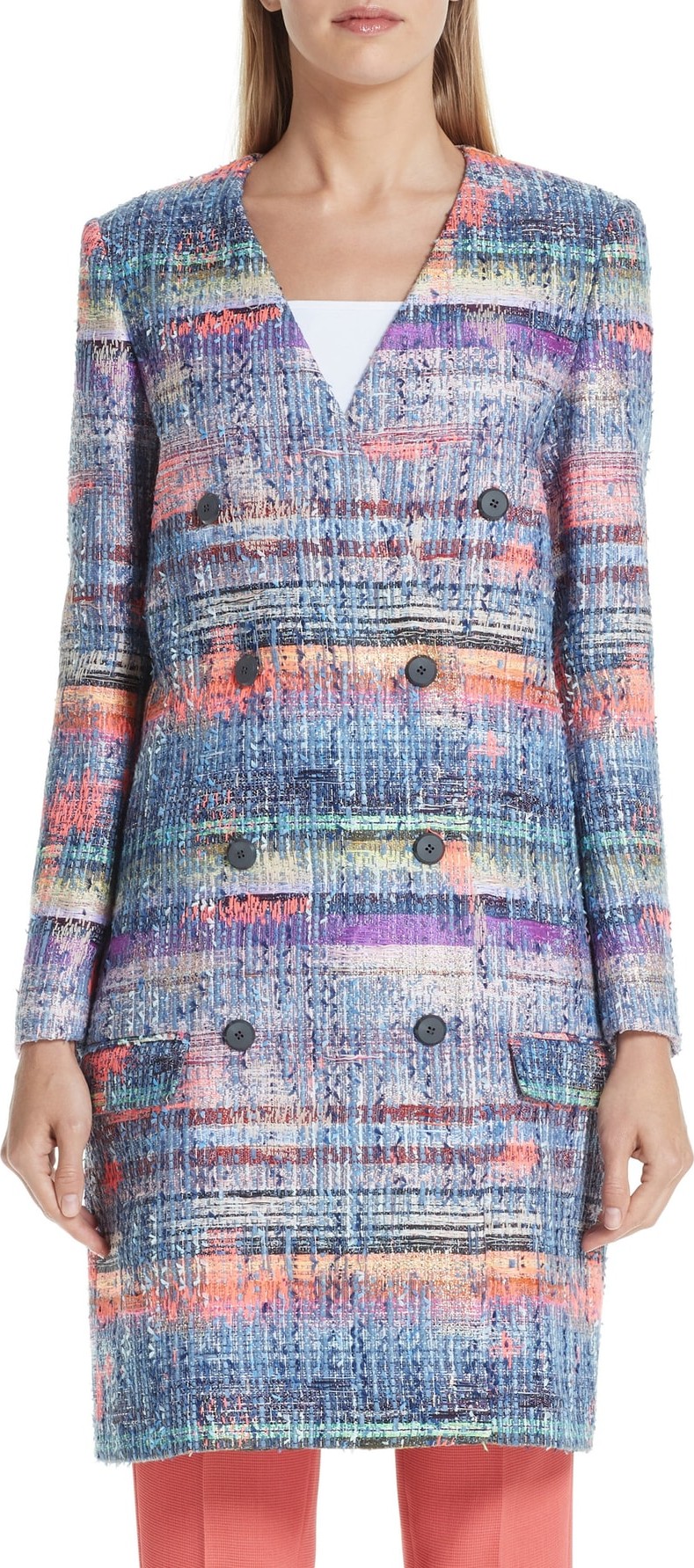 Emporio Armani Tweed Coat