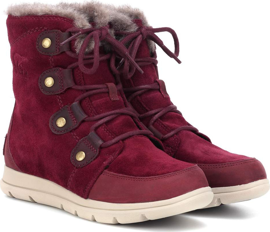 Sorel Explorer Joan suede boots