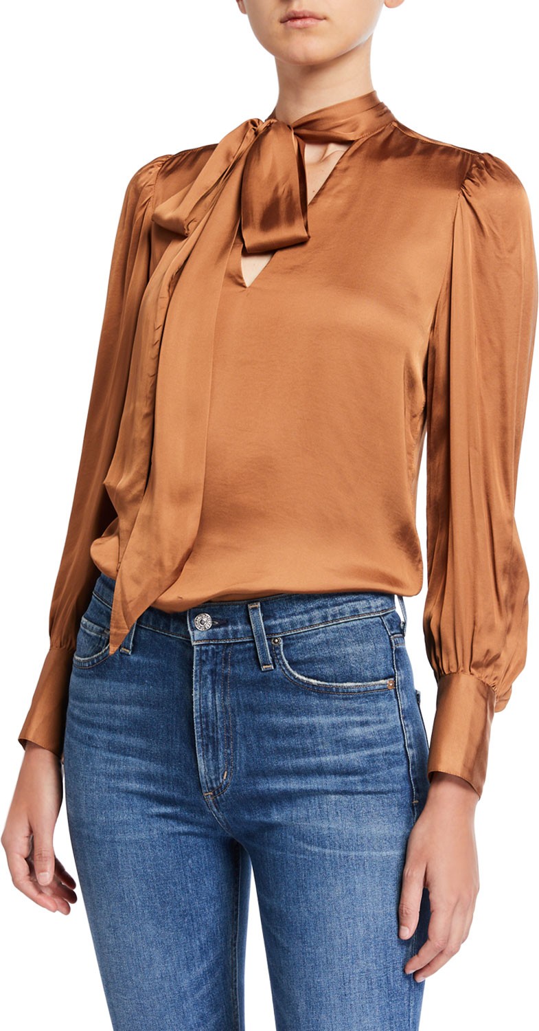 Akris Daisy-Embroidered Organza Skirt