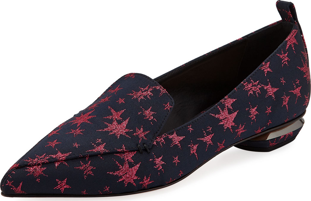 Nicholas Kirkwood Beya Star-Print Loafers
