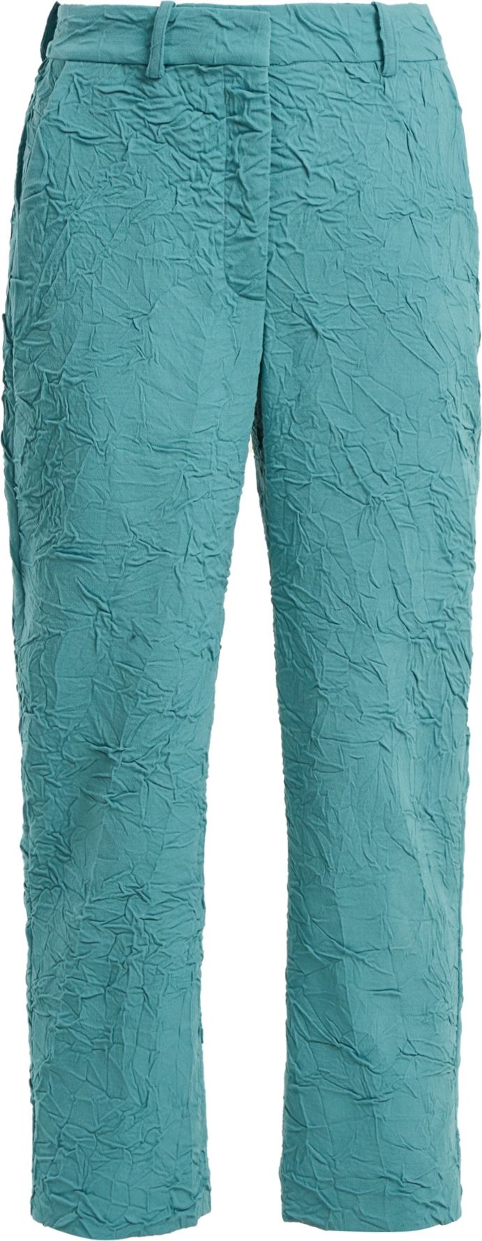 Sies Marjan Willa crinkled wool-blend trousers