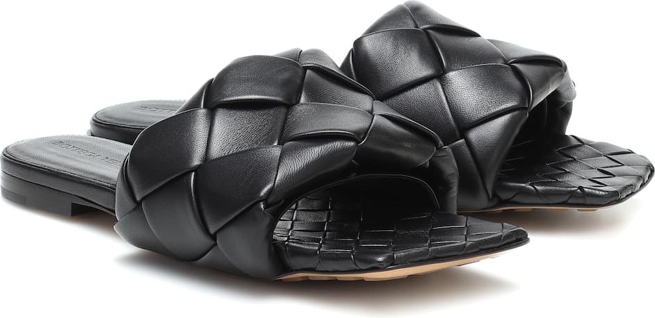 Bottega Veneta BV Lido leather slides