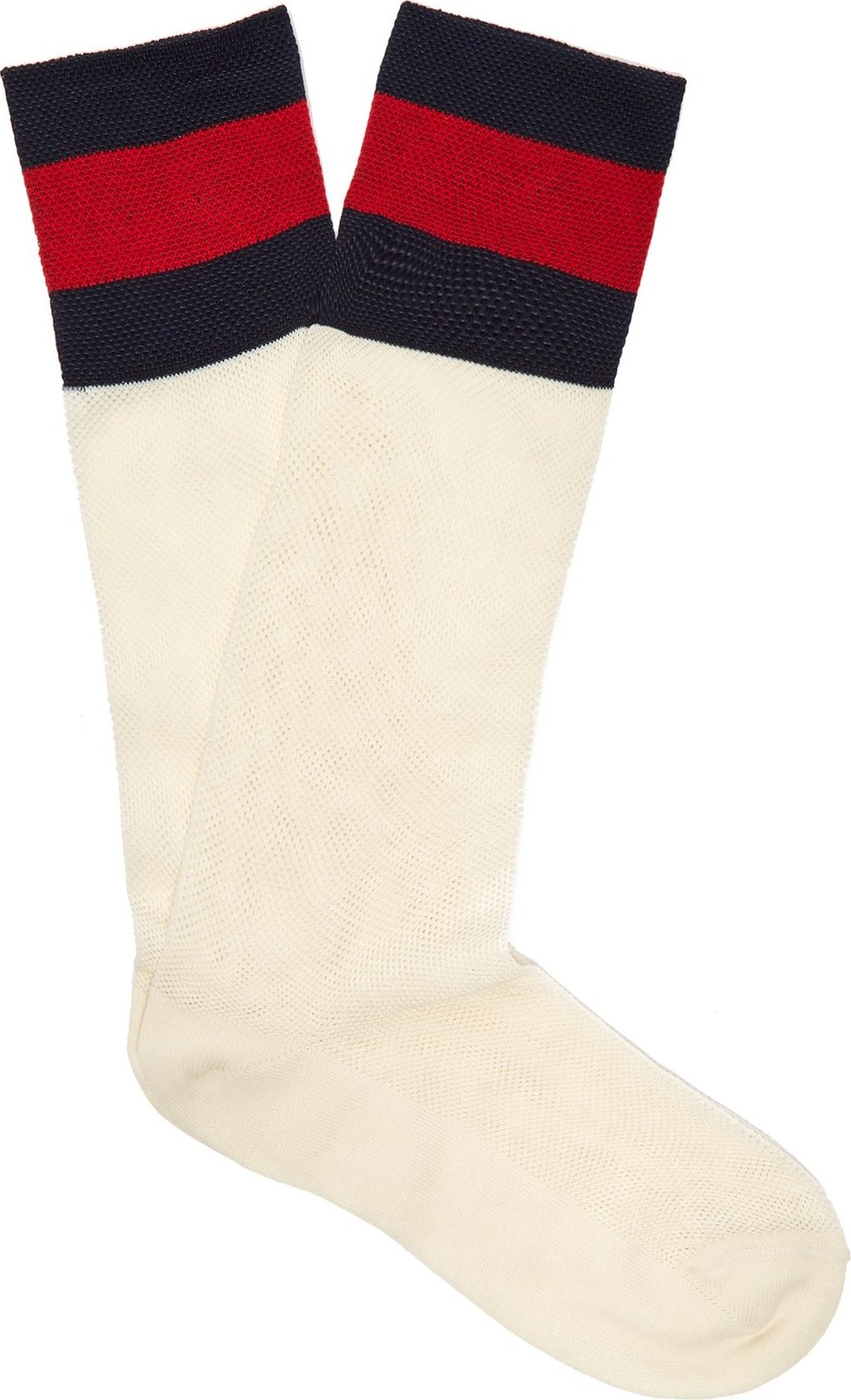 Gucci Web mesh cotton-blend socks