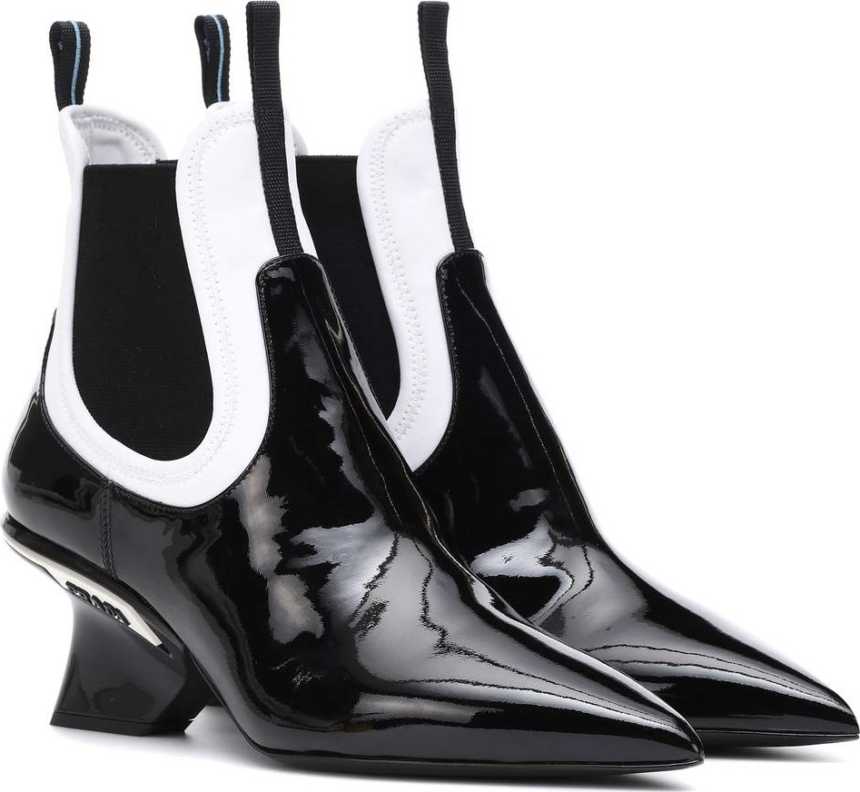 Prada Patent leather ankle boots