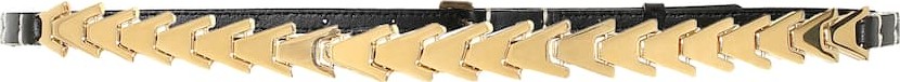 Altuzarra Avalon leather and brass belt