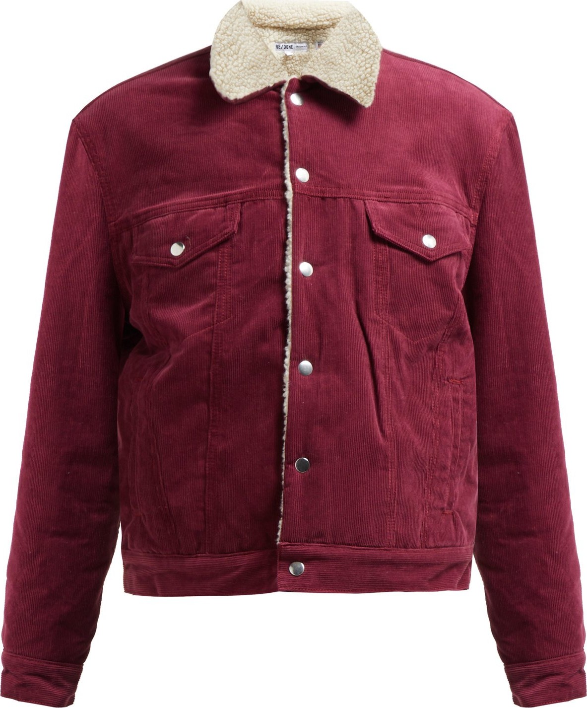 Re/Done Originals Oversized corduroy trucker jacket