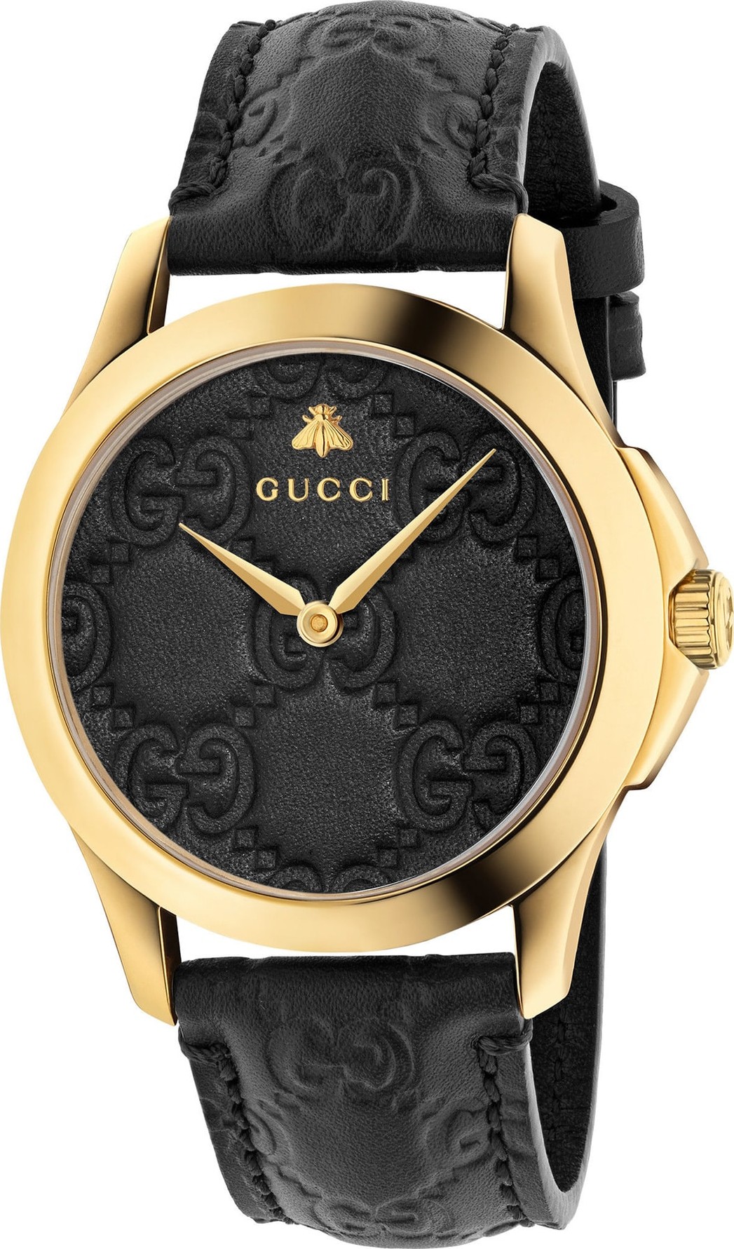 Gucci G-Timeless Leather Strap Watch, 38mm