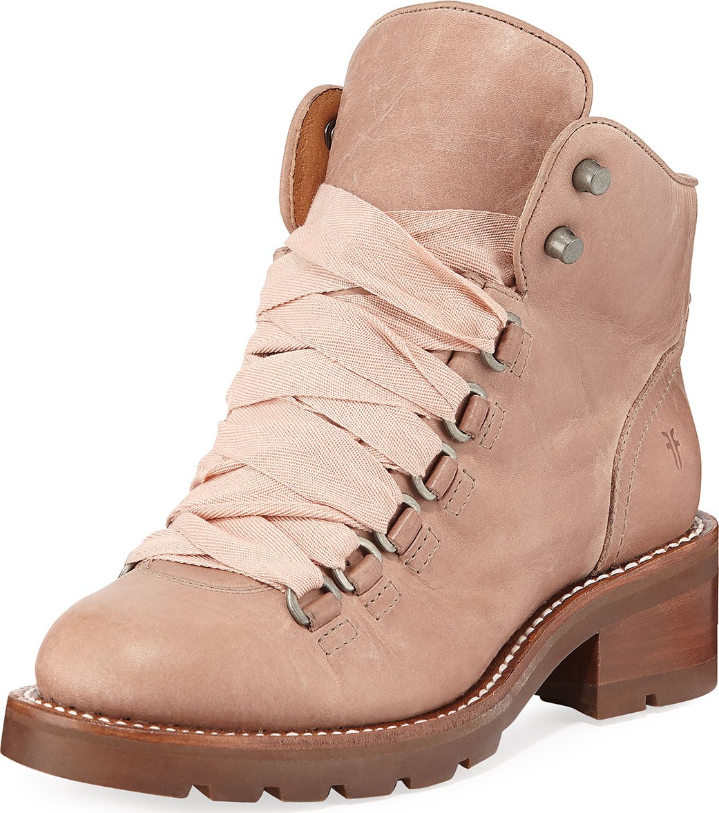 Frye Alta Leather Hiker Boots