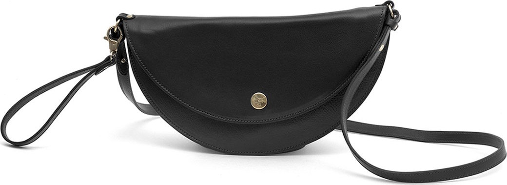Il Bisonte Leather Moon Crossbody Bag