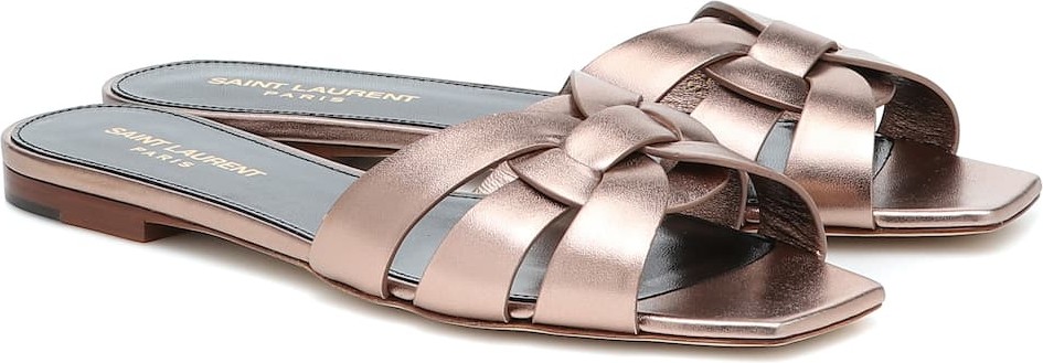 Saint Laurent Tribute Nu Pieds 05 leather sandals