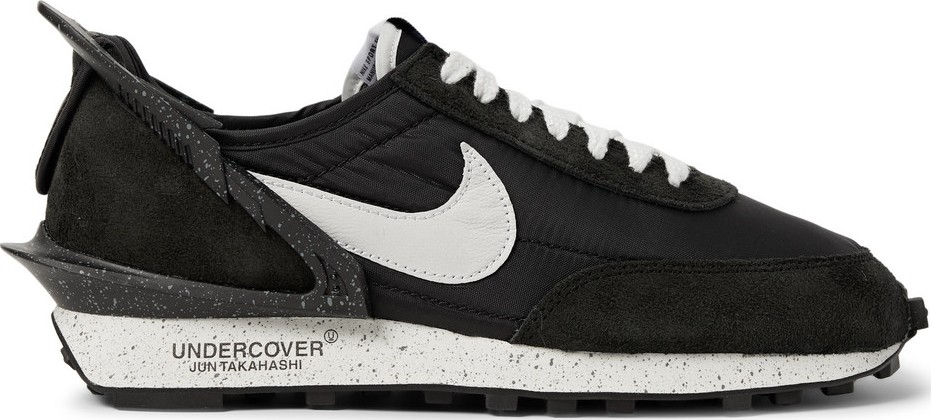 Nike + Undercover Daybreak Suede-Panelled Shell Sneakers