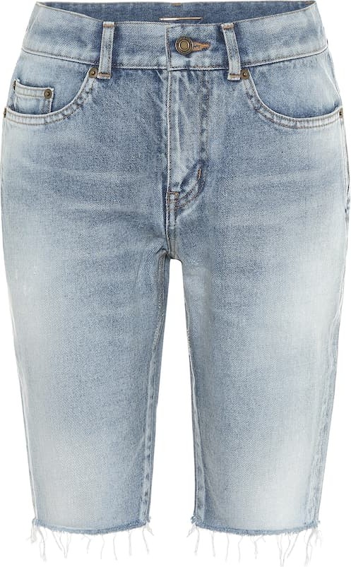 Saint Laurent Denim Bermuda shorts