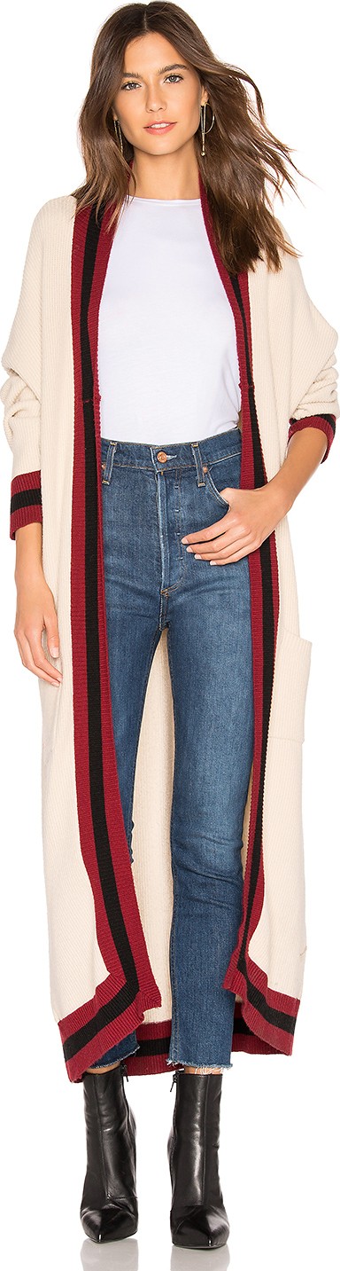 For Love & Lemons Ivy League Maxi Cardigan