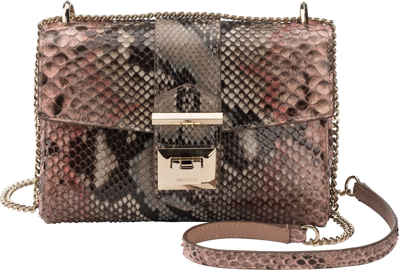 Jimmy Choo Marianne Genuine Python Crossbody Bag