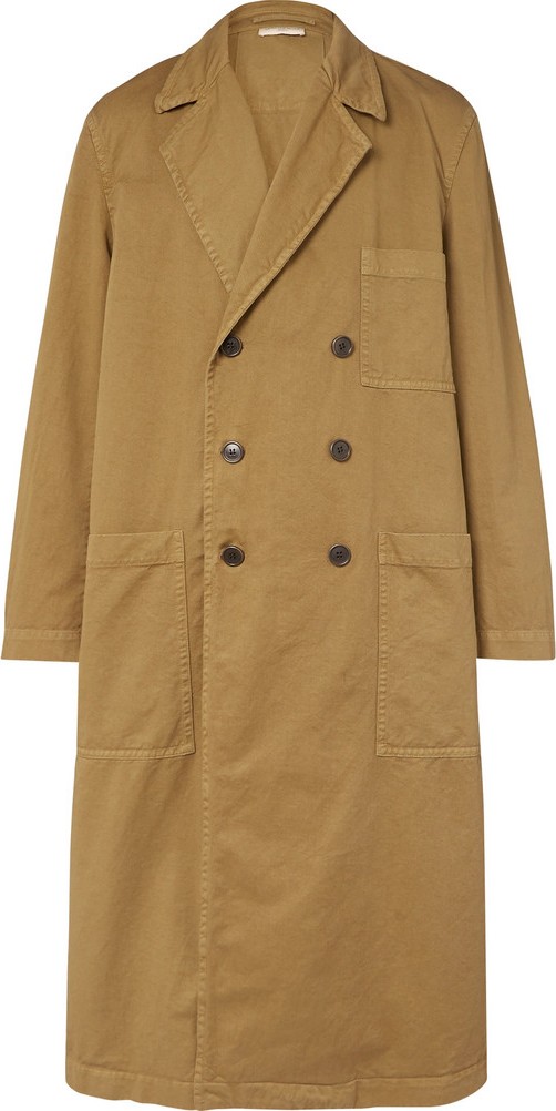 Dries Van Noten Oversized Cotton-Twill Trench Coat