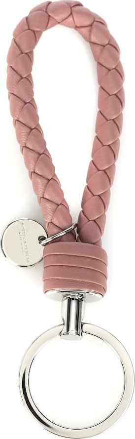 Bottega Veneta Intrecciato leather keychain