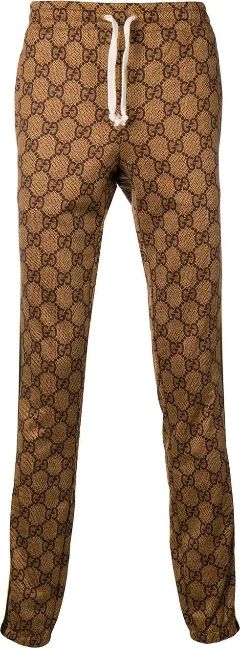 Gucci GG monogram track pants