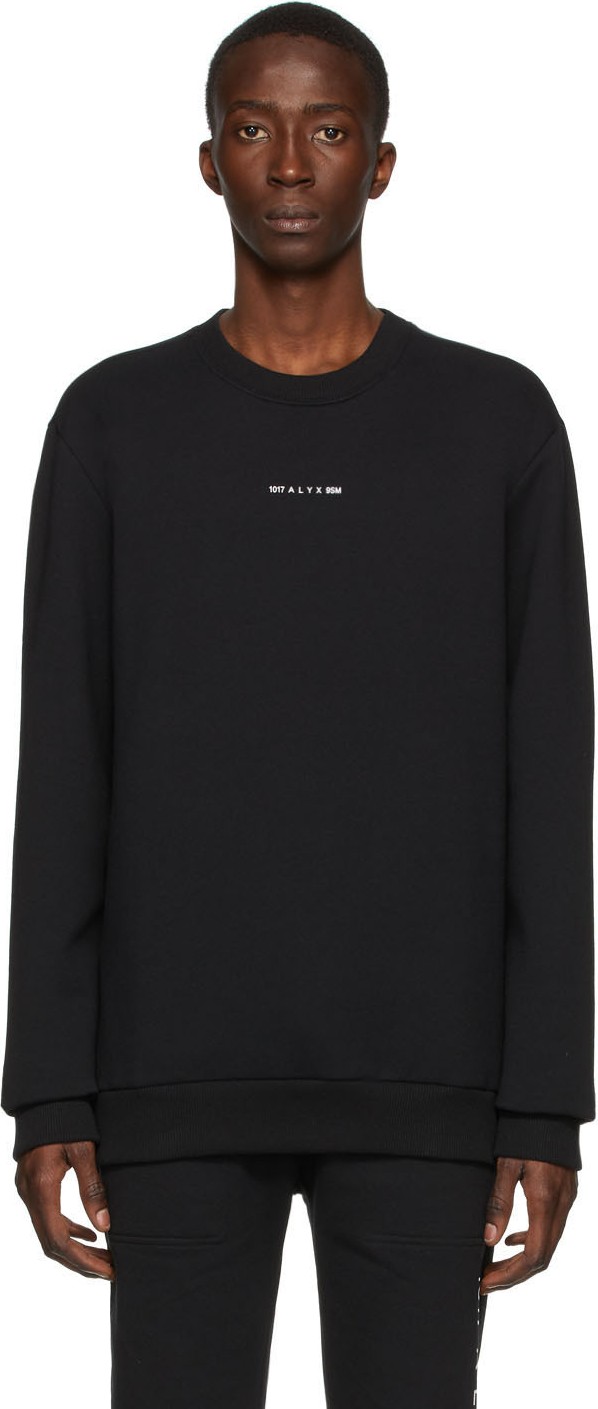 1017 ALYX 9SM Black Logo Sweatshirt