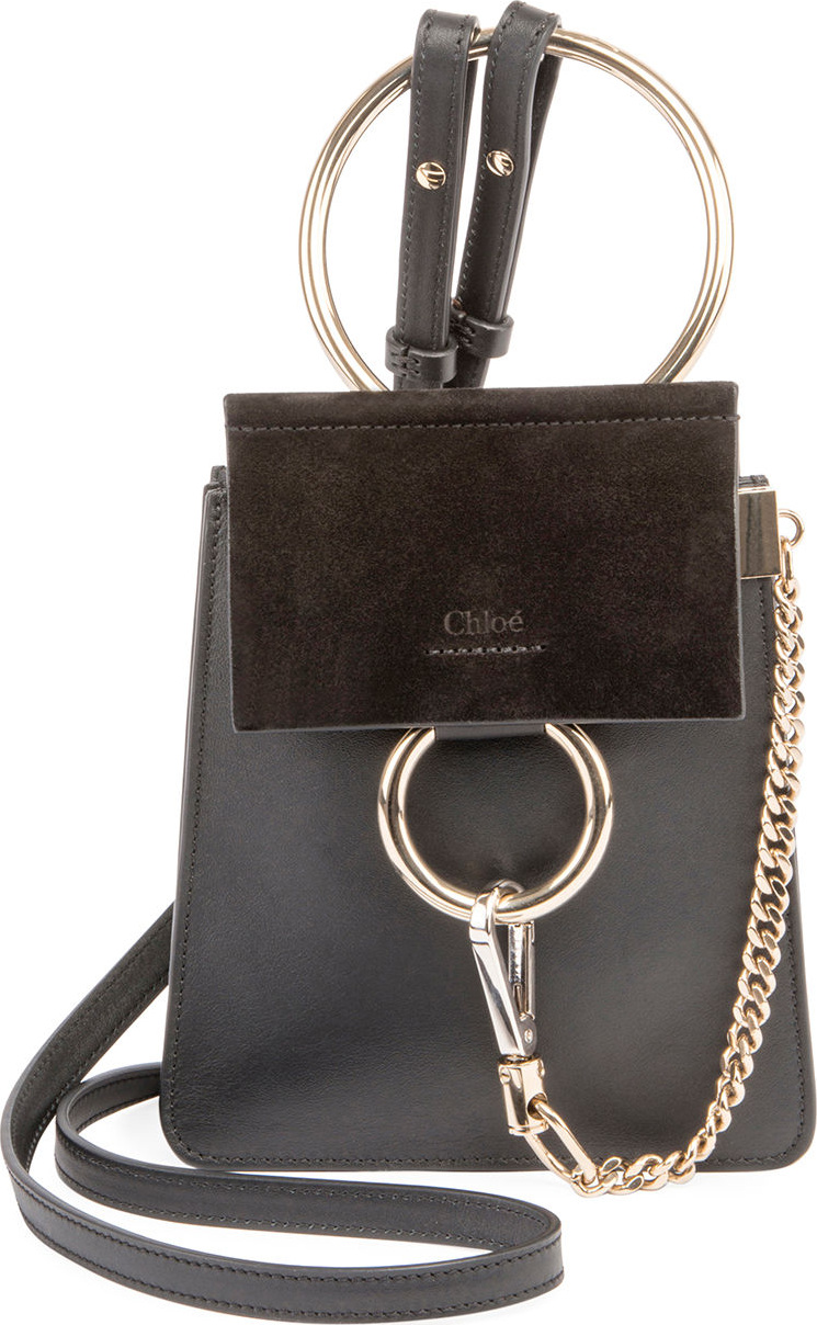 Chloe Faye Small Leather Bracelet Bag