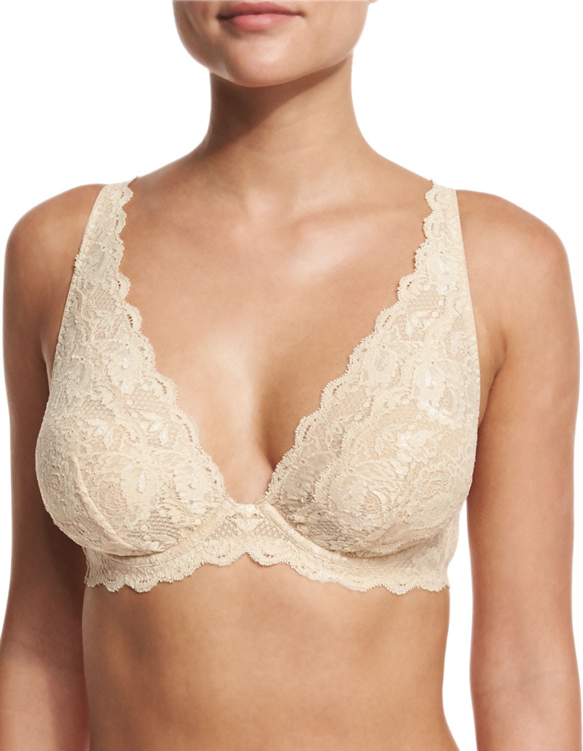 Cosabella Candie Lace Plunge Underwire Bra