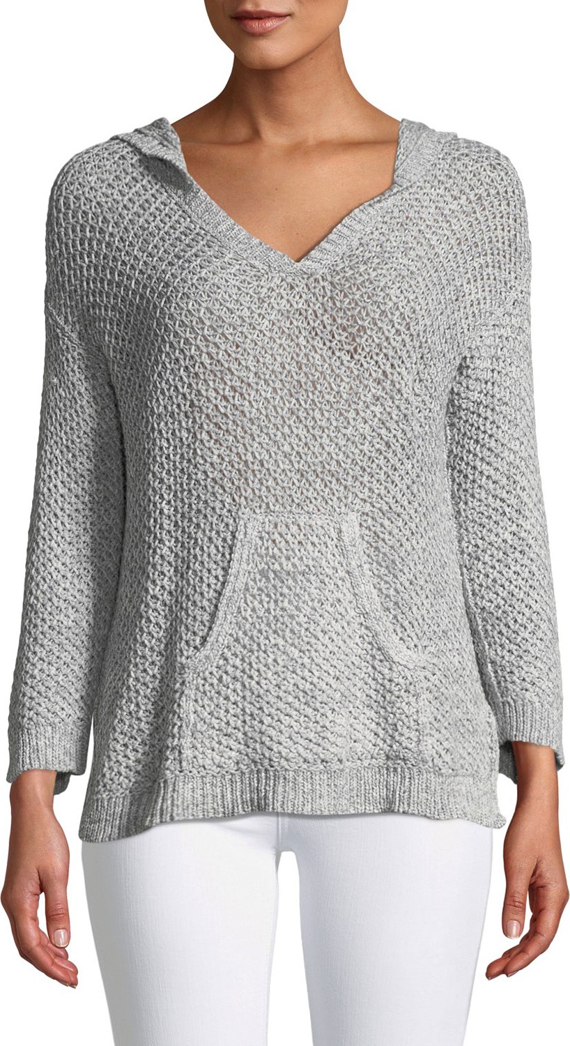 Pure & Co Surfside Long-Sleeve Pullover with Hoodie