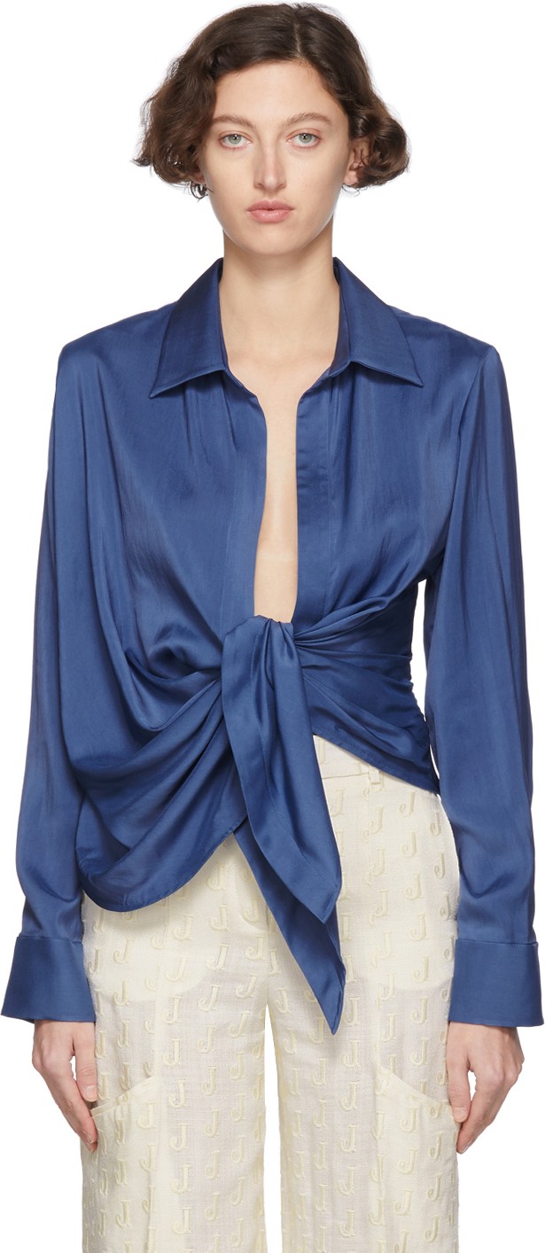 Jacquemus Blue 'La Chemise Bahia' Shirt