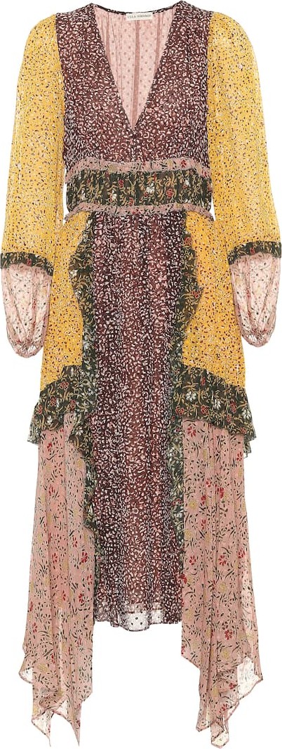 Ulla Johnson Printed silk georgette dress