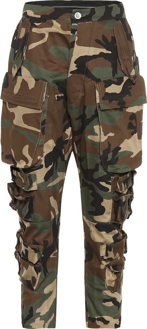 Unravel Camouflage cotton twill pants