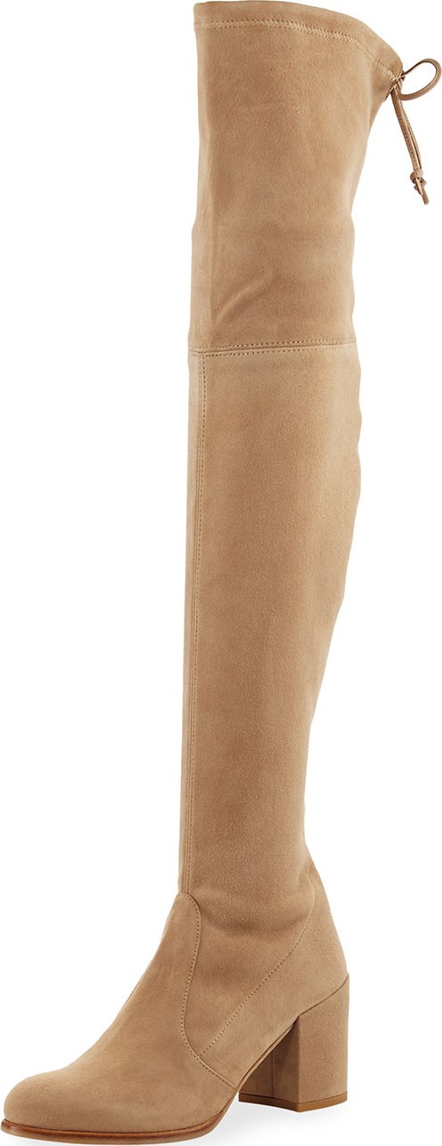 Stuart Weitzman Tieland Suede Over-the-Knee Boot