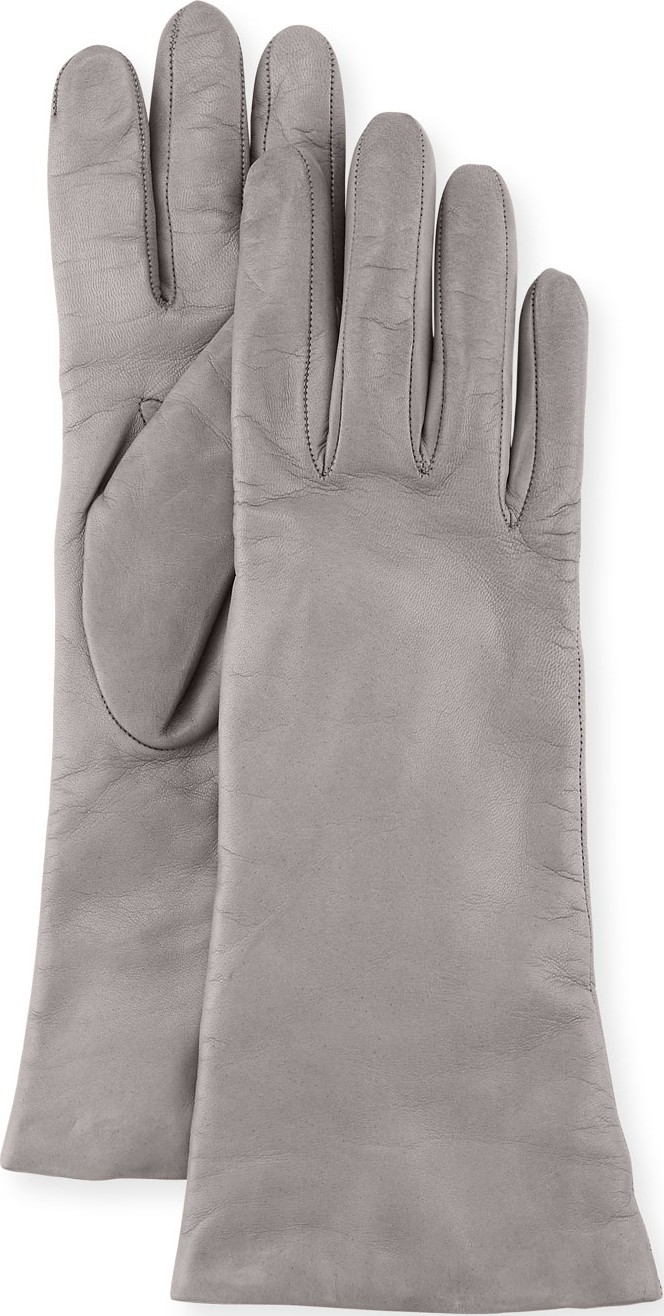 Portolano Napa Leather Gloves, Hematite