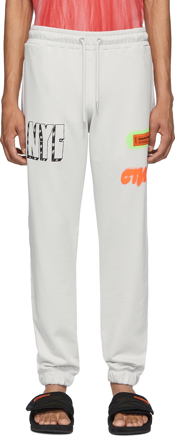 Heron Preston Grey 'Style' Lounge Pants