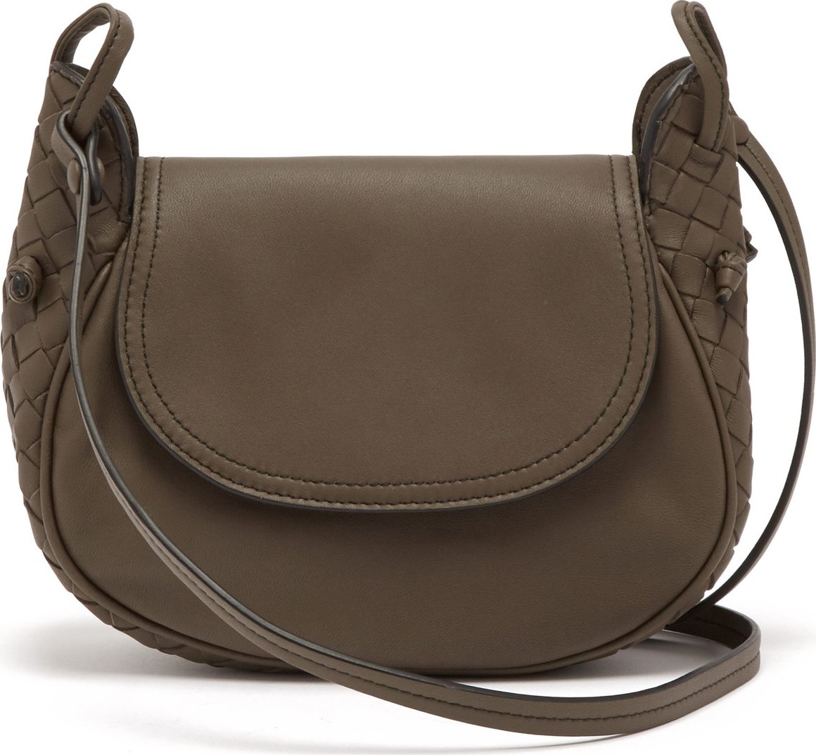 Bottega Veneta Nodini Intrecciato leather cross-body bag