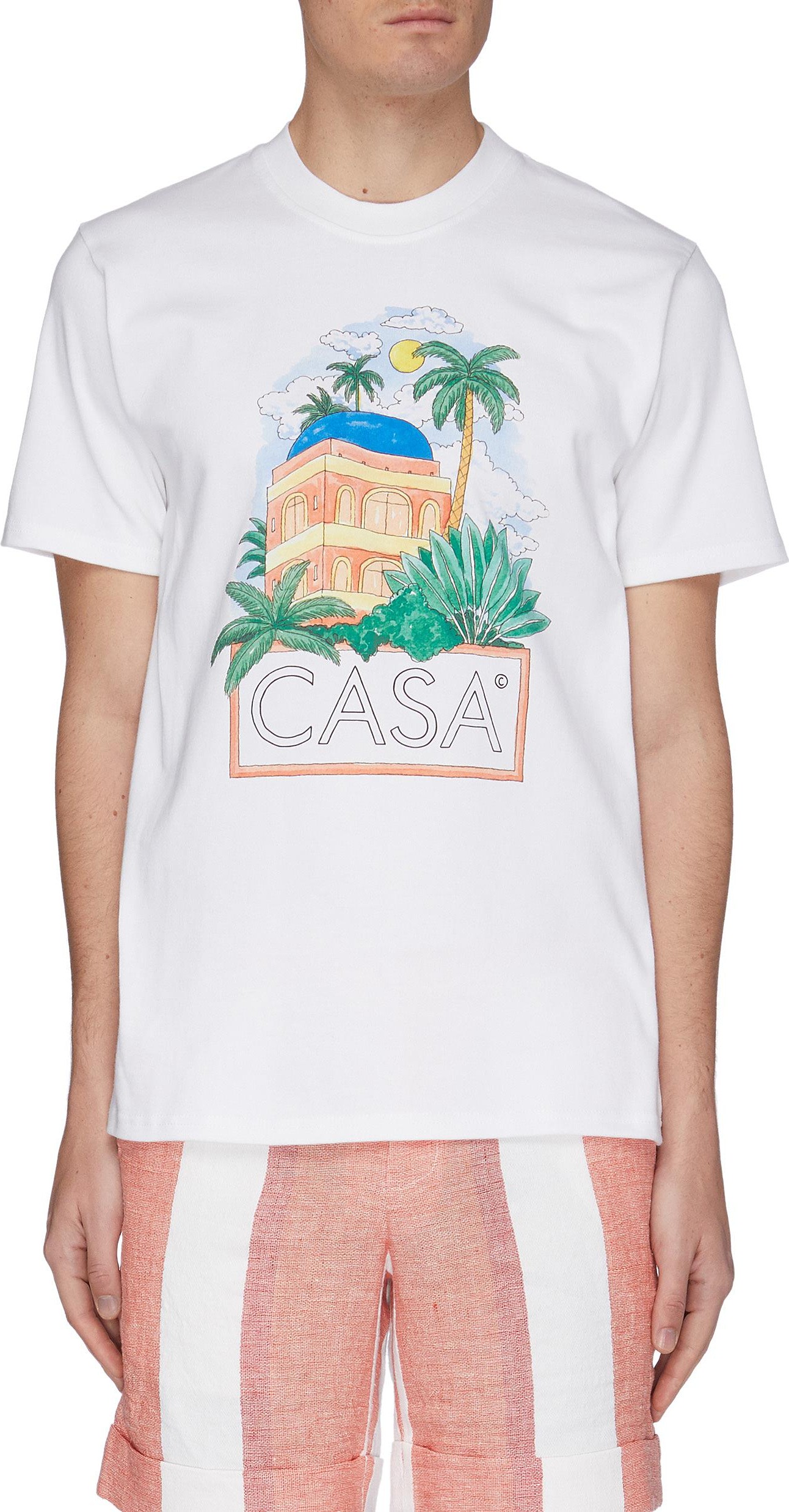 CASABLANCA 'Casa Hotel' graphic print T-shirt