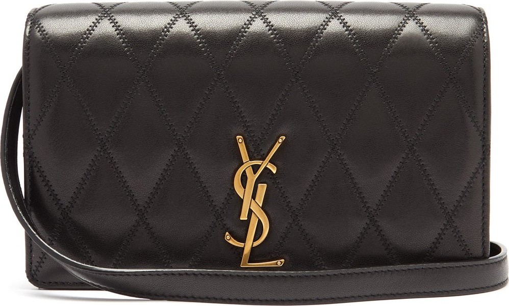 Saint Laurent Monogram quilted-leather belt bag