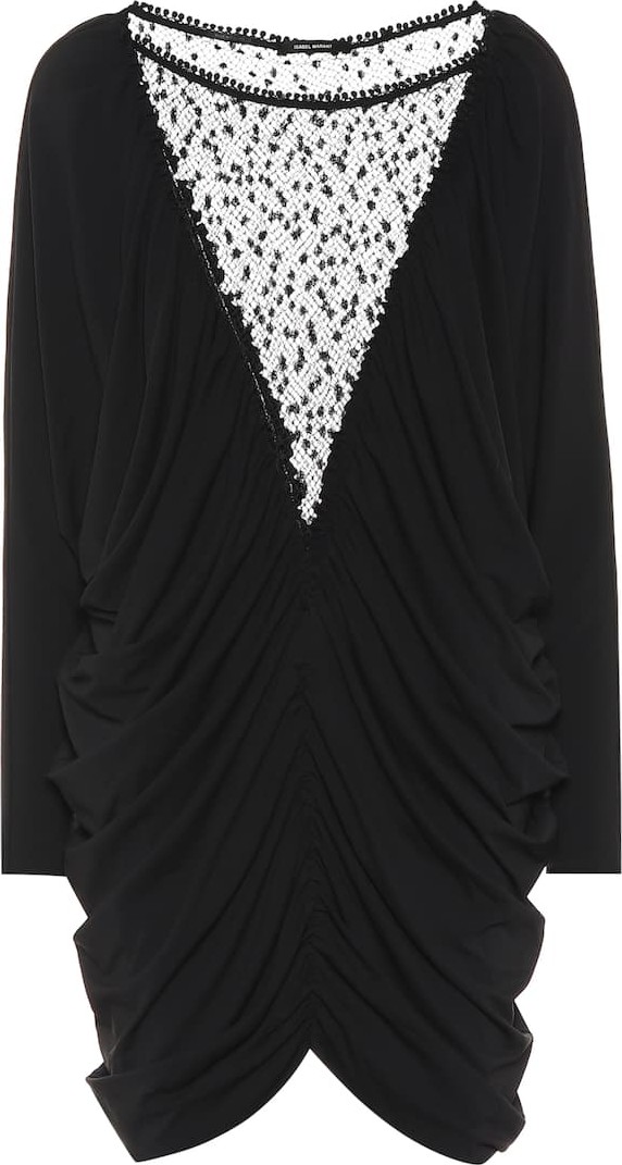 Isabel Marant Manney crêpe minidress